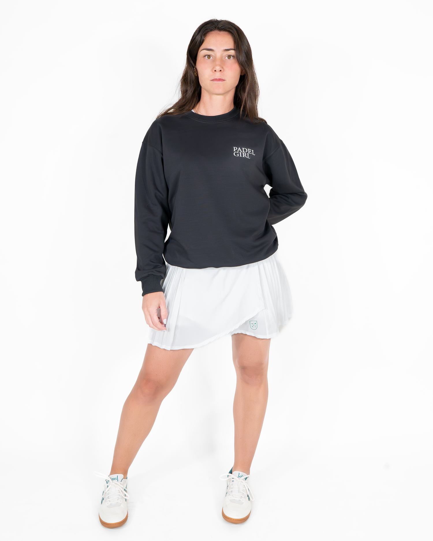 Sudadera Padel Girl Gris