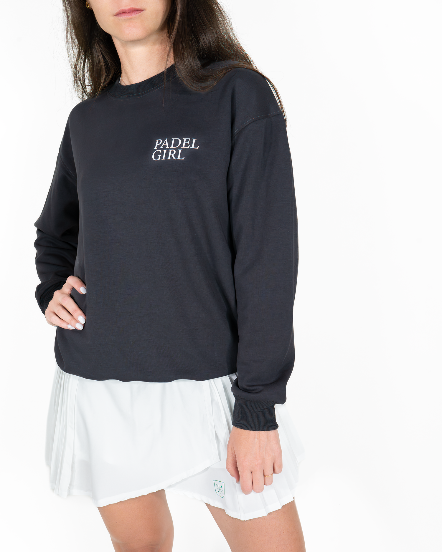 Sudadera Padel Girl Gris