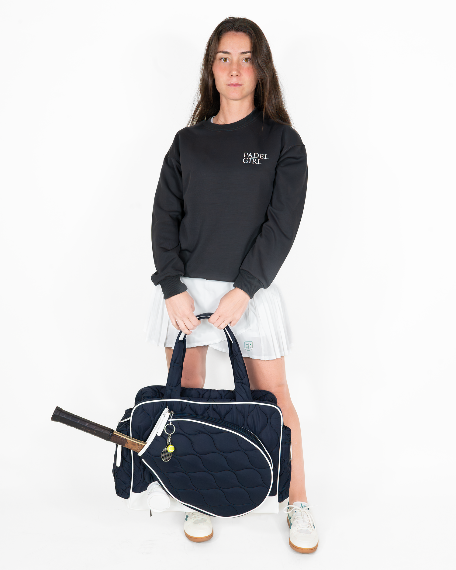 Sudadera Padel Girl Gris