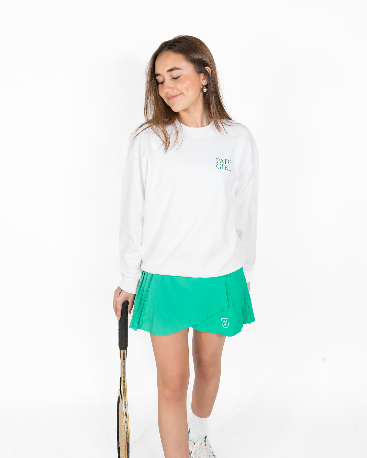 Sudadera Padel Girl Blanco