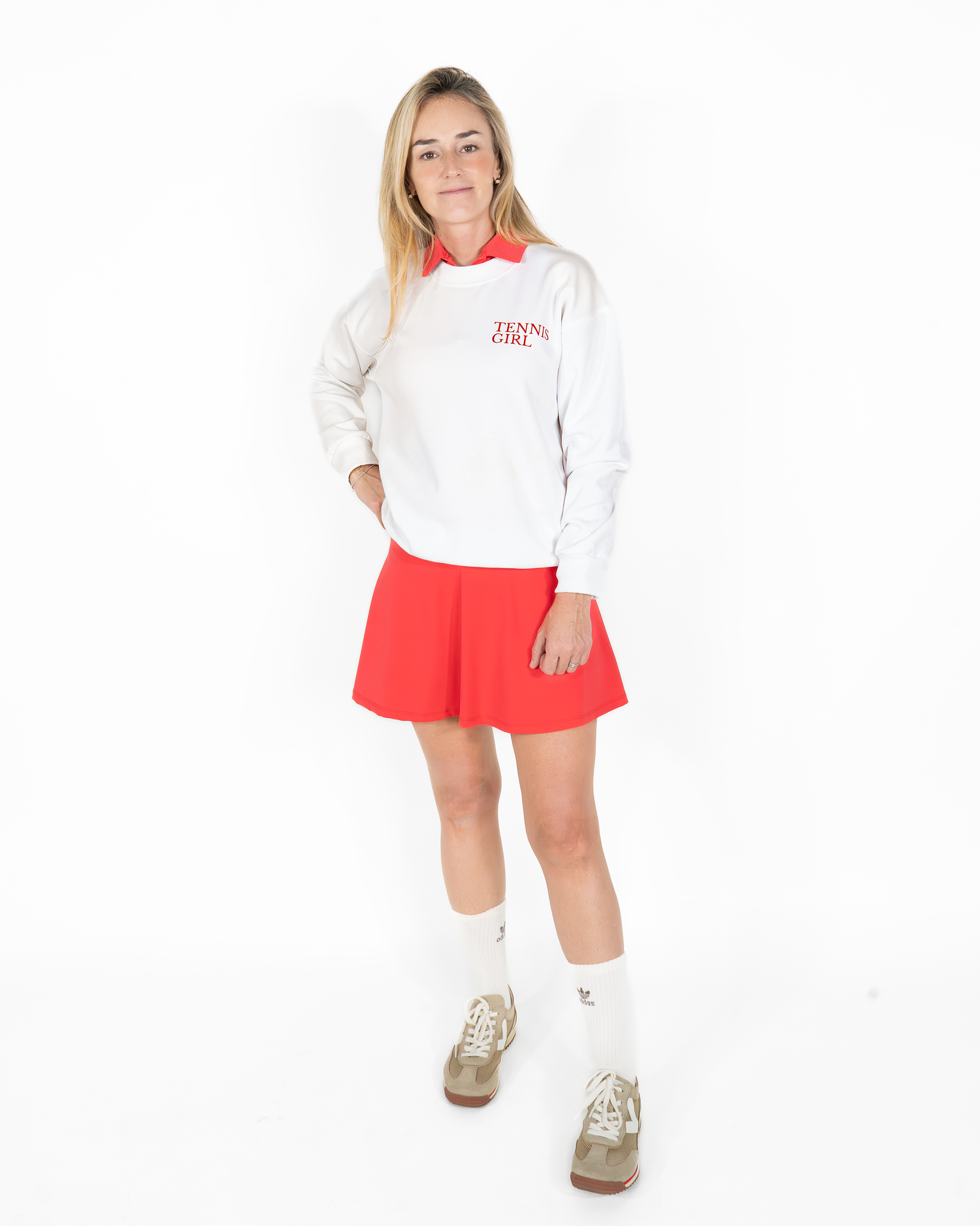 Sudadera Tennis Girl Roja